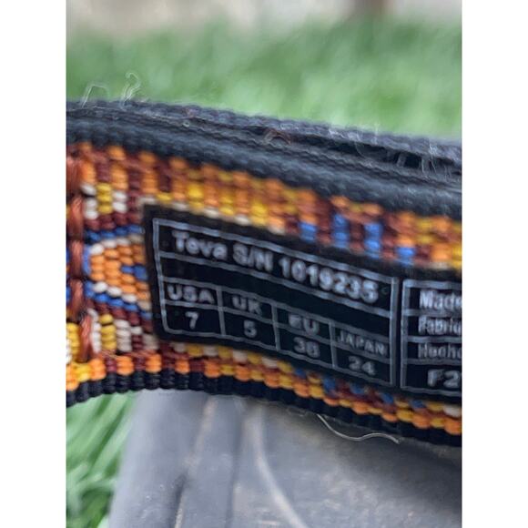 TEVA Hurricane Sandals Women's 7 Geometric Brights - Picture 4 of 6